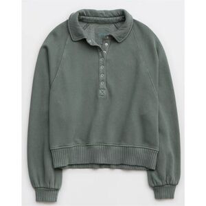 Aerie Quarter Snap Sweatshirt